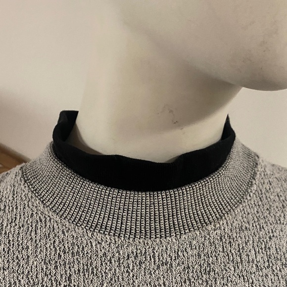 90s BonWorth Gray Cat Sweater - Picture 2 of 8